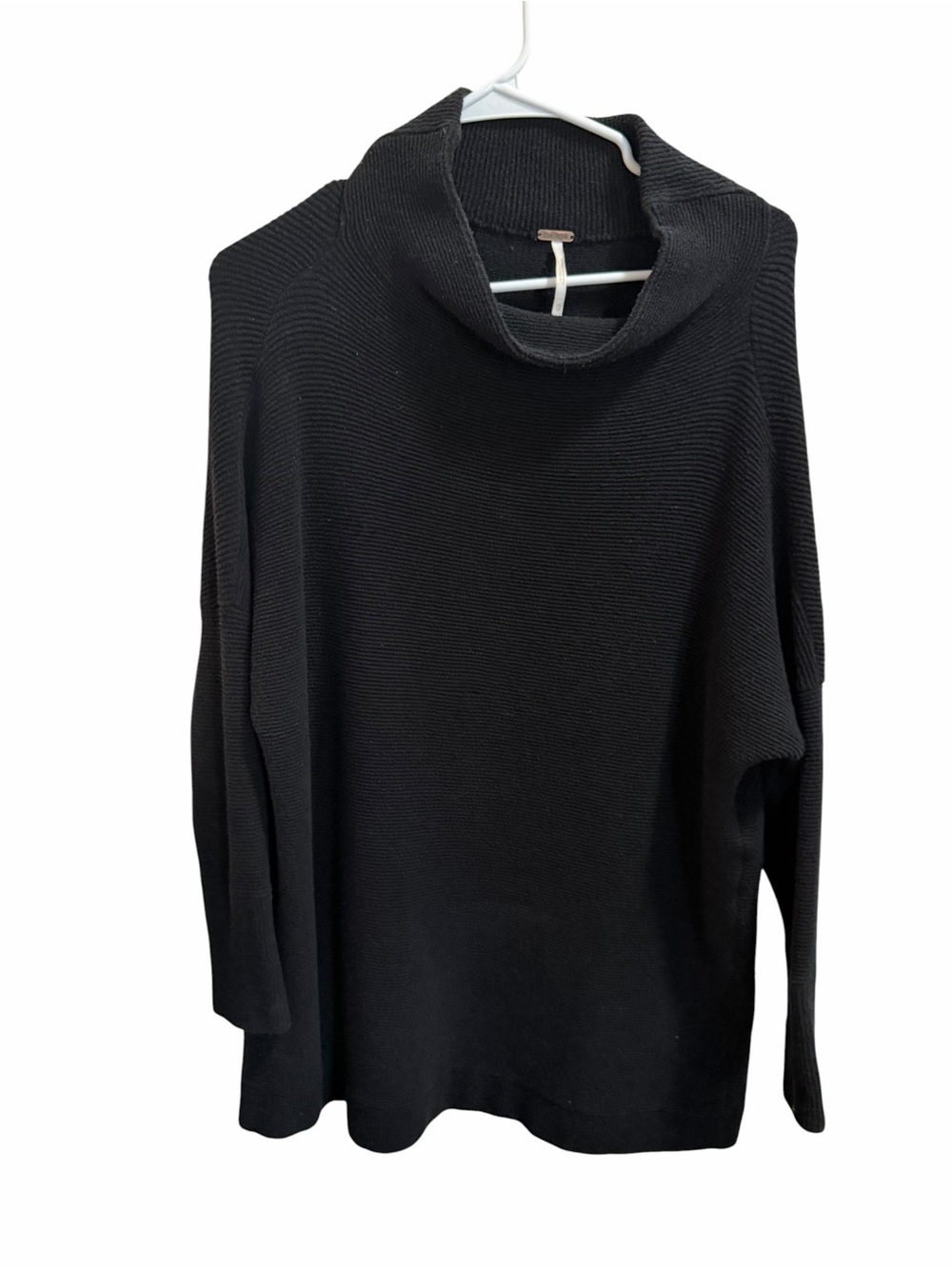 Free People Black Turtleneck Sweater size large